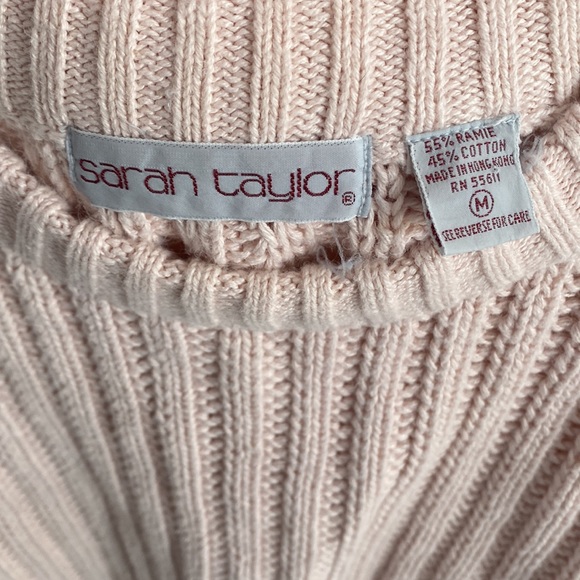 chunky pink short sleeved sweater from sarah taylor - Picture 3 of 3